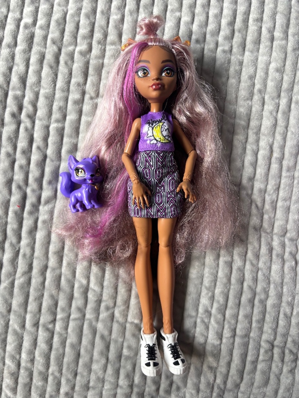 Monster High G3 Fangtastic Road Trip Clawdeen Wolf Doll w/ Crescent Original Out